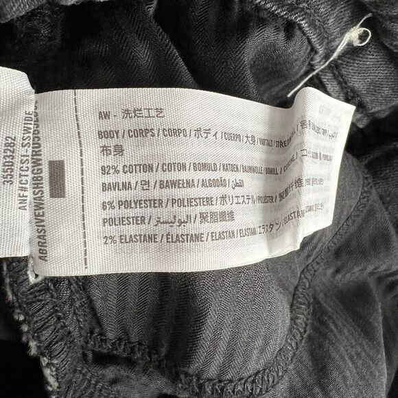 Abercrombie & Fitch Black The Skinny High Rise Denim Jeans‎ Women’s Size 28/6R - Picture 10 of 10
